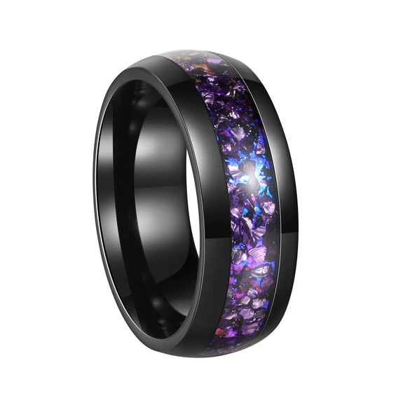 Wholesale Jewelry Titanium Steel Ring With Letters Numbers Text Pattern For Unisex Electroplated