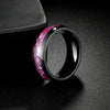 Wholesale Jewelry Titanium Steel Ring With Letters Numbers Text Pattern For Unisex Electroplated