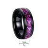 Wholesale Jewelry Titanium Steel Ring With Letters Numbers Text Pattern For Unisex Electroplated