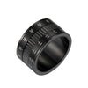 Wholesale Jewelry Titanium Steel Rotatable Camera Lens Ring Geometric Electroplating Unisex