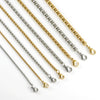 Wholesale Jewelry 316L Stainless Steel Square Geometric Electroplated Chain Bracelet For Unisex