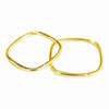Wholesale Jewelry Titanium Steel Square Geometric Electroplated Women's Ring
