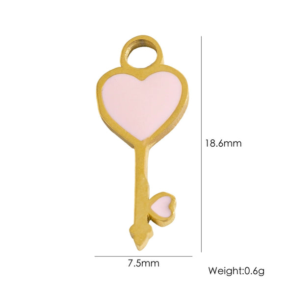 Wholesale Jewelry Titanium Steel Stainless Steel Oil Dripping Plants And Flowers Style Allmatch Jewelry Accessories