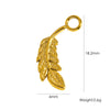 Wholesale Jewelry Titanium Steel Stainless Steel Oil Dripping Plants And Flowers Style Allmatch Jewelry Accessories