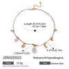Wholesale Jewelry Titanium Steel Stainless Steel Old Style Geometric Multilayer Stacked Oil Dripping Women's Clavicle Chain Necklace