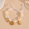 Wholesale Jewelry Titanium Steel Starfish Clown Fish Conch Pendant With Plants Flowers Pattern For Women