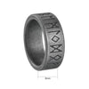 Wholesale Jewelry Titanium Steel Unisex Ring Bracelet With Ancient Silver Style And Letters Numbers Text Pattern Electroplated