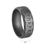 Wholesale Jewelry Titanium Steel Unisex Ring Bracelet With Ancient Silver Style And Letters Numbers Text Pattern Electroplated