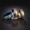 Wholesale Jewelry Titanium Steel Viking Geometric Pattern Electroplating Men's Ring And Bracelet