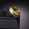 Wholesale Jewelry Titanium Steel Viking Geometric Pattern Electroplating Men's Ring And Bracelet