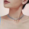 Wholesale Jewelry 316L Stainless Steel Zircon Geometric Colorful Pvd Electroplated Necklace Bracelet