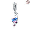 Wholesale Jewelry Travel Style Aircraft Passport Pendant 925 Sterling Silver Dripping Oil