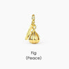 Wholesale Jewelry Tropical Fruit Copper Titanium Steel Electroplating Pendant Necklace Bracelet