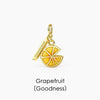 Wholesale Jewelry Tropical Fruit Copper Titanium Steel Electroplating Pendant Necklace Bracelet