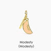 Wholesale Jewelry Tropical Fruit Copper Titanium Steel Electroplating Pendant Necklace Bracelet