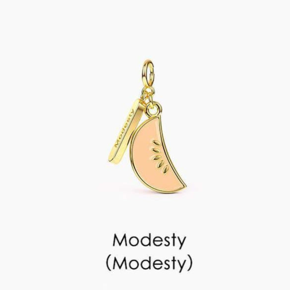 Wholesale Jewelry Tropical Fruit Copper Titanium Steel Electroplating Pendant Necklace Bracelet