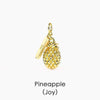 Wholesale Jewelry Tropical Fruit Copper Titanium Steel Electroplating Pendant Necklace Bracelet