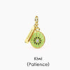 Wholesale Jewelry Tropical Fruit Copper Titanium Steel Electroplating Pendant Necklace Bracelet