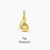 Wholesale Jewelry Tropical Fruit Geometric Copper Titanium Steel Electroplated Pendant Necklace Bracelet