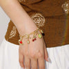 Wholesale Jewelry Tropical Fruit Geometric Copper Titanium Steel Electroplated Pendant Necklace Bracelet