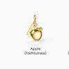 Wholesale Jewelry Tropical Fruit Geometric Pendant Necklace And Bracelet Copper Titanium Steel Electroplating Handmade
