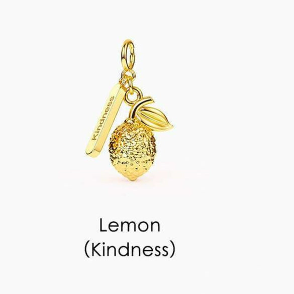 Wholesale Jewelry Tropical Fruit Geometric Pendant Necklace And Bracelet Copper Titanium Steel Electroplating Handmade