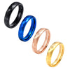 Wholesale Jewelry Tungsten Steel Geometric Polygon Couple Ring With Flower Cut And Polishing