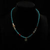 Wholesale Jewelry Turquoise Geometric Ball Chain Electroplating Mixed Gemstone Setting Women's Necklace And Bracelet