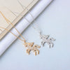 Wholesale Jewelry Unicorn 925 Sterling Silver Cross Chain Necklace