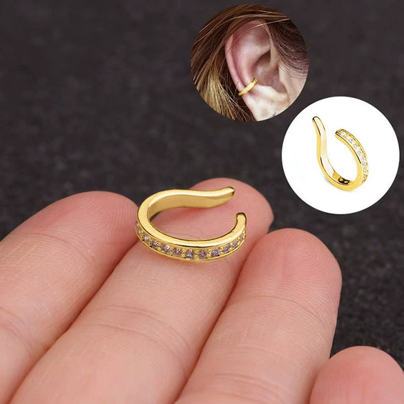 Wholesale Jewelry Unique Style Copper Inlaid Zircon Women's Ear Hanging