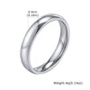 Wholesale Jewelry Unisex Couple Ring Geometric Titanium Steel Electroplated Gold Fashion