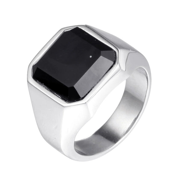 Wholesale Jewelry Unisex Geometric Stainless Steel Ring With Polishing