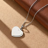 Wholesale Jewelry Vacation Classic Style Customization Laser Engraving Solid Color 304 Stainless Steel Plating Cable Chain Pendant Necklace