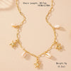 Wholesale Jewelry Vacation Marine Style Solid Color Alloy Shell Necklace