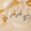 Wholesale Jewelry Vintage Animals Snake Copper Zircon Micro Inlay Pendant Necklace Earrings Suit With Electroplating