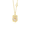 Wholesale Jewelry Vintage Dropping Tulip 925 Sterling Silver Electroplated Necklace For Women