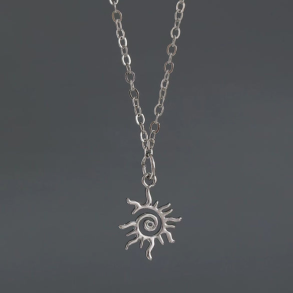 Wholesale Jewelry Vintage Geometric Alloy Pendant With Handwoven Leather Rope And Electroplating Treatment For Men And Women