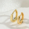 Wholesale Jewelry Vintage Geometric Copper Electroplated Earrings For Women