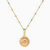 Wholesale Jewelry Vintage Geometric Copper U Shape Pendant Necklace With Electroplating