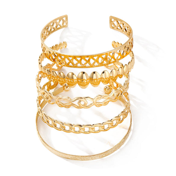 Wholesale Jewelry Vintage Hollow Cshaped Alloy Opening Bracelet For Women