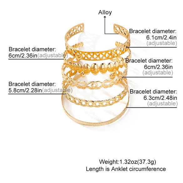 Wholesale Jewelry Vintage Hollow Cshaped Alloy Opening Bracelet For Women