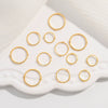 Wholesale Jewelry Vintage Style Beaded Circle 925 Sterling Silver Electroplated Ring And Spacer Bead Accessories