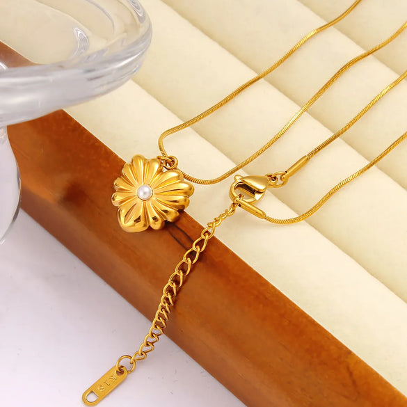 Wholesale Jewelry Vintage Style Simple Style Heart Shape 304 Stainless Steel Glass 18K Gold Plated Inlay Earrings Necklace