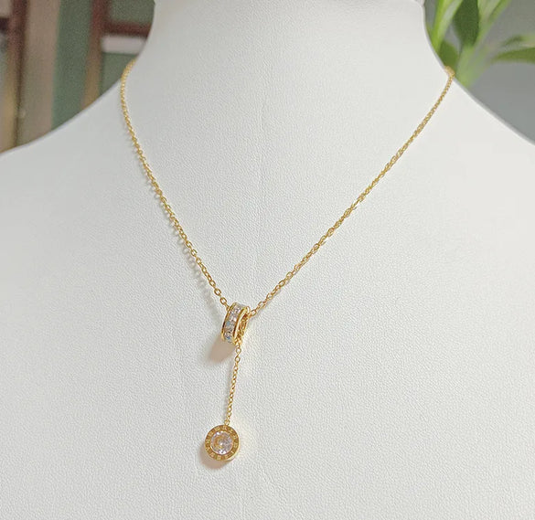 Wholesale Jewelry Vintage Style Simple Style Roman Style Heart Shape Flower 304 Stainless Steel Acrylic White Shell Inlay Pendant Necklace