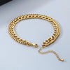 Wholesale Jewelry Vintage Style Vacation Geometric 304 Stainless Steel 18K Gold Plated Anklet