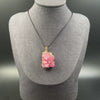 Wholesale Jewelry With Irregular Crystal Bud And Natural Stone Pendant Geometric Pattern