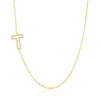 Wholesale Jewelry Women's Clavicle Chain Copper Goldplated Zircon Letter Style