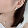 Wholesale Jewelry Women's Cute Cat Pendant Threepiece Set With Freshwater Pearls And Copper Alloy Accessories