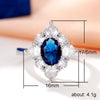 Wholesale Jewelry Women's Light Luxury Eggshaped Copper Zircon Ring With Luxury Inlay