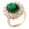 Wholesale Jewelry Women's Metal Geometric Rings Gold Plated